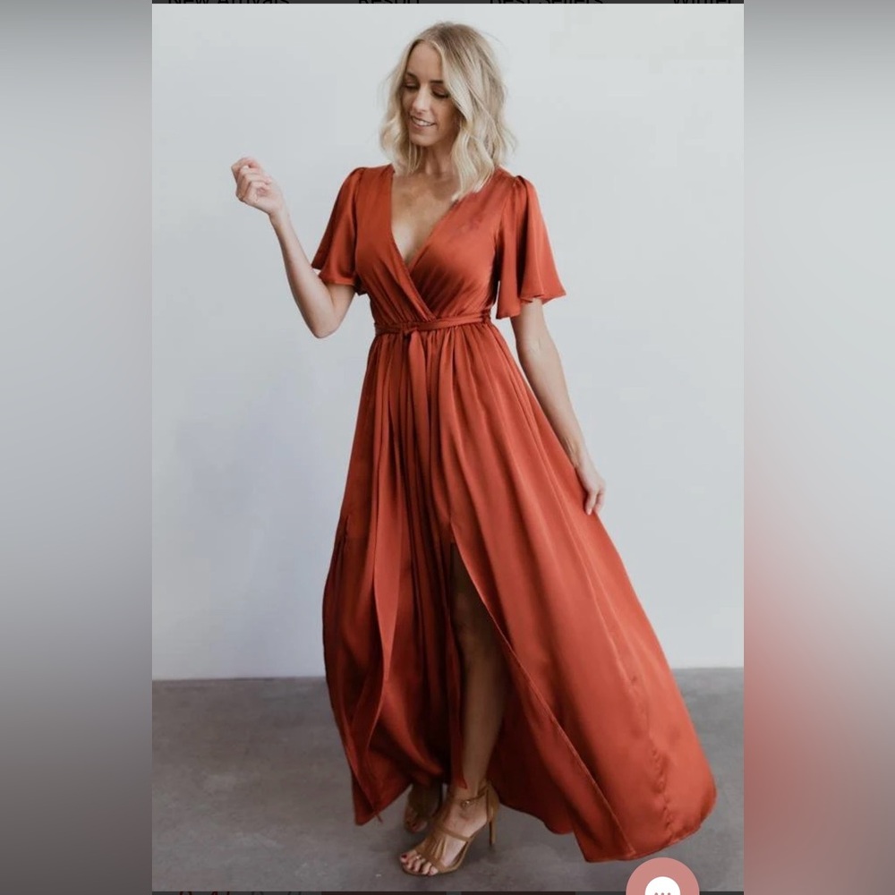 Baltic Born Sicily Satin Maxi Dress